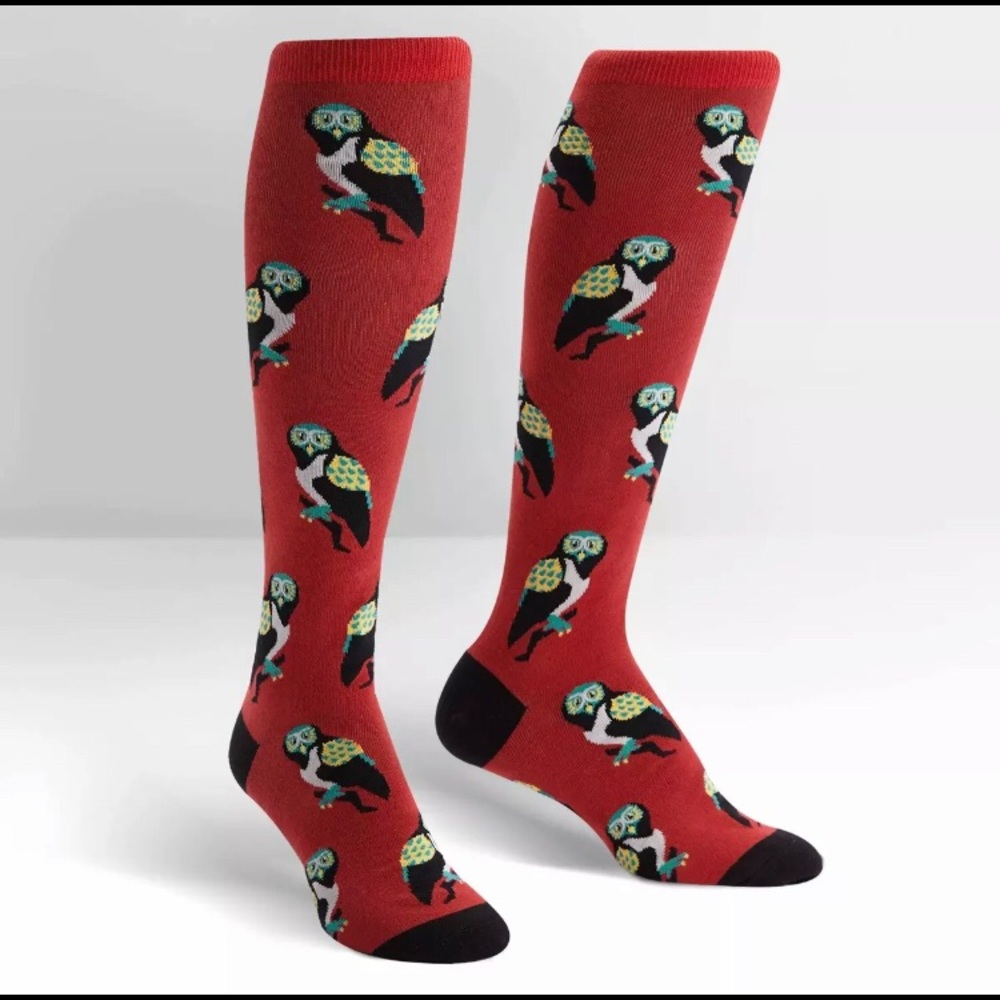 Knee High Owl Socks Birds of Prey